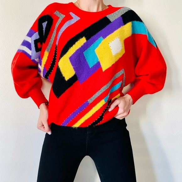 Vintage Colorblock Sweaters